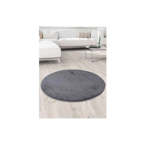 Conceptum Hypnose Tepih Oval, O80 cm, Tamno siva Cene