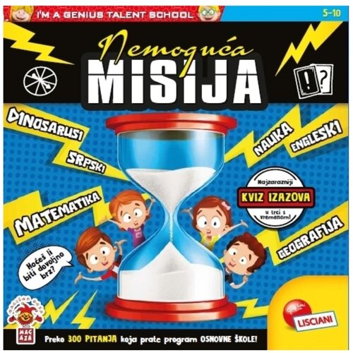 Lisciani Mali Genije društvena igra Nemoguća Misija Cene