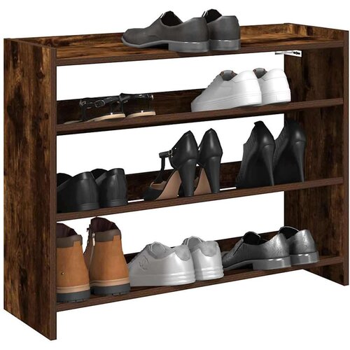 VidaXL stalak za cipele boja hrasta 80x25x62 cm konstruirano drvo Slike