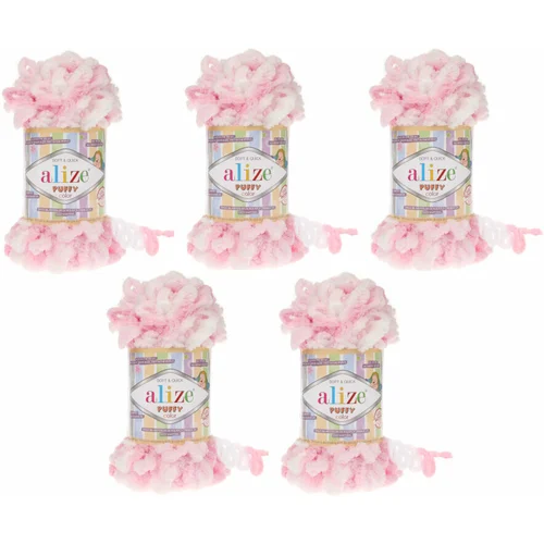 Alize Puffy Color SET 5863 Light Pink