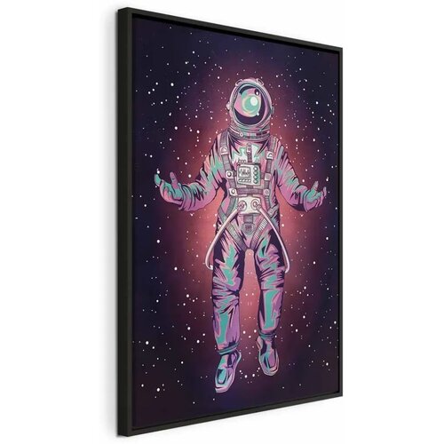  Slika - Lonely Traveler (1 Part) Vertical 40x60 U crnom drvenom okviru Cijene