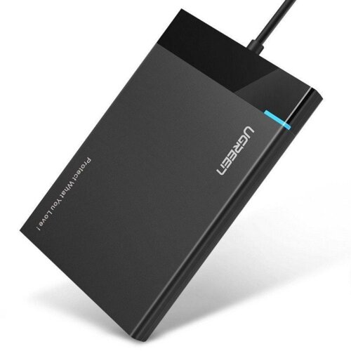 Ugreen 30847 &amp;scaron;katla za disk za shranjevanje podatkov HDD/SDD ohi&amp;scaron;je Črno 2.5&amp;quot; Slike