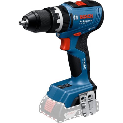 Bosch GSB 18V-65, 2x4.0Ah+pribor+kofer, Akumulatorska udarna bušilica Cene