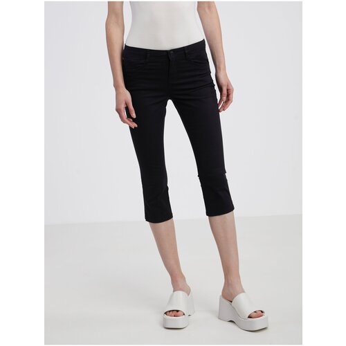 Camaieu Black Womens Capri Trousers - Ladies Slike