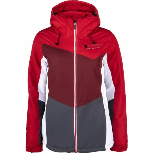 Alpine pro LUDIA Ženska jakna za skijanje, crvena, veličina
