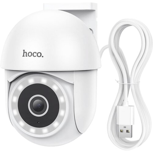 hoco. Hoco Kamera IP, 3MP, 1080p, WiFi, micro SD, Outdoor - D2 Outdoor PTZ, Bijela Cijene