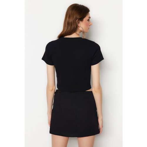Trendyol Black Knitted Blouse Cene