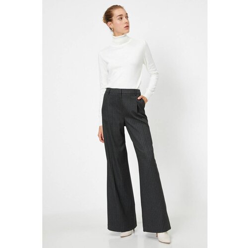 Koton Wide Leg High Waist Trousers Slike