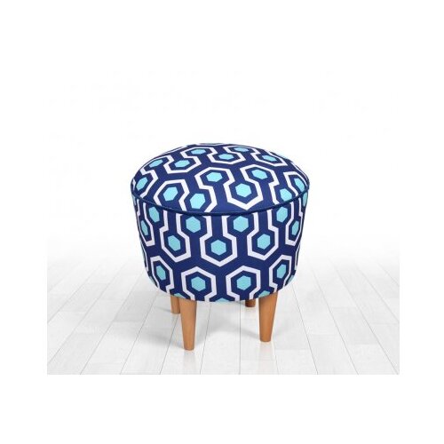 Atelier Del Sofa Tabure 42cm Plavo-bijela Cene