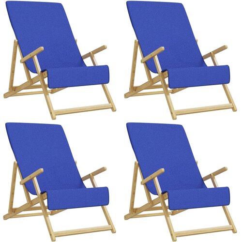  Ručnici za plažu 4 kom plavi 60 x 135 cm od tkanine 400 GSM Slike