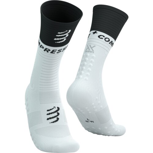 Čarape Compressport Mid Compression Socks V2.0 White/Black - T1 Cijene