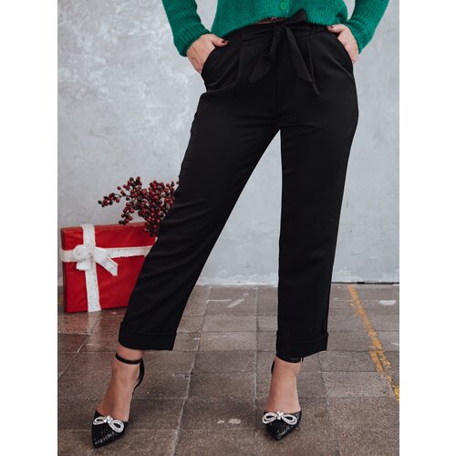 DStreet Spodnie damskie ELEGANTIS czarne Slike