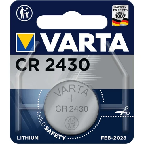 Varta Baterija litijska, CR2430, 3 V, dugmasta, blister 1 kom