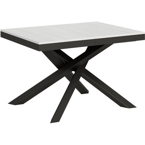 Itamoby &amp;nbsp; Volantis Evolution (90x120/380 cm) - bela, barva nog: antracit - raztegljiva jedilna miza, (20842495) Slike
