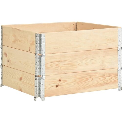  Visoke grede 3 kosi 100x100 cm trdna borovina Cene