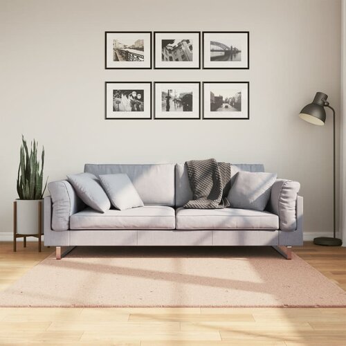  Tepih HUARTE kratkih vlakana meki i perivi ružičasti 160x160 cm Cijene