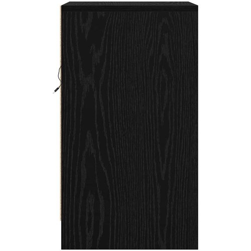  Noćni ormar Crni hrast 38 x 34 x 61 cm Konstruirano drvo Slike
