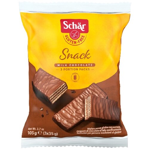 Schär Snack mlečna čokolada 105g Cene