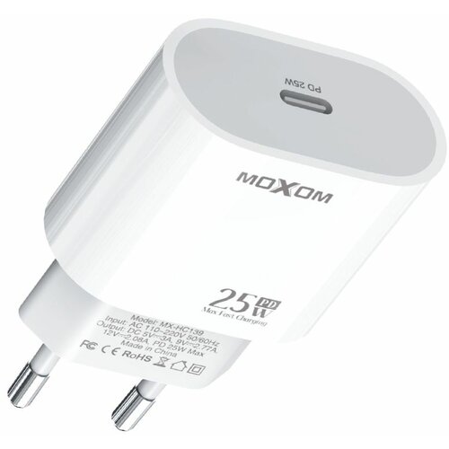 Moxom punjač MX-HC139 25W Type C na Lightning/ bela Slike