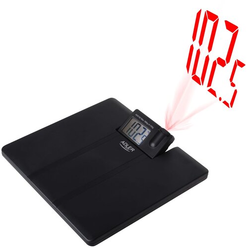 Digitalna osebna tehtnica do 180kg LCD s projektorjem črna Cene