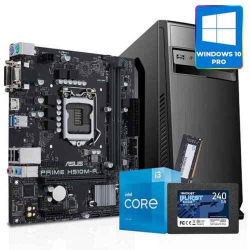 GNC OFFICE WIN 10 PRO i3-10105 3.70GHz, MB H510M, RAM 8GB DDR4, SSD 2,5 240GB , Kući&scaron;te sa napajanjem 500W, 2Y Cijene