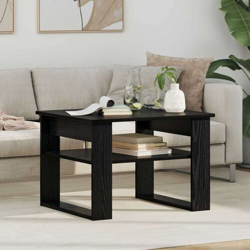  Stolić za kavu Crni hrast 64 x 54 x 44 cm Konstruirano drvo Cene