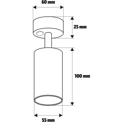  Brilagi - Zidna spot lampa SELE 1xGU10/30W/230V crna Slike