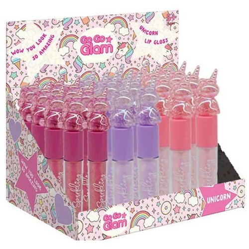 Luna Go-Go Glam sjajilo za usne s jednorogom, razne vrste, 1 komad Slike