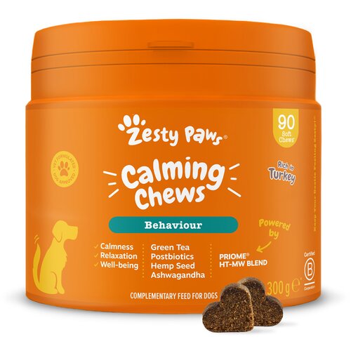Zesty Paws Calming Chews priboljški s puranom - Varčno pakiranje: 2 x 90 žvečilnih tablet Cene