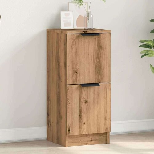 VidaXL Komoda Artisan hrast 30x30x70 cm izrađeno drvo Slike