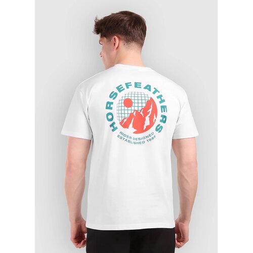 Horsefeathers Altitude T-shirt white Slike