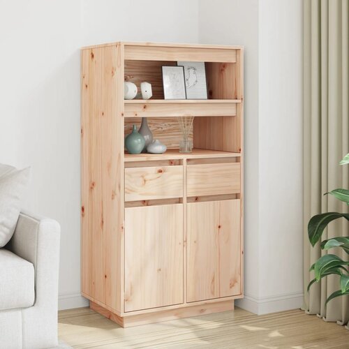 vidaXL Visoka komoda 60 x 40 x 116,5 cm od masivne borovine Cijene