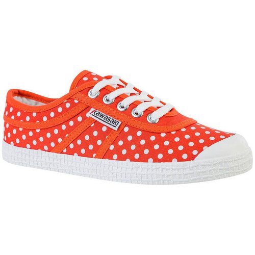 Kawasaki Polka Canvas Shoe K202421 5030 Cherry Tomato Red Slike