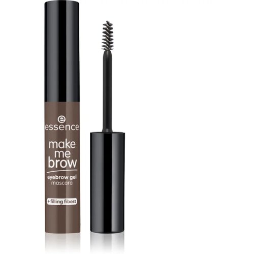 Essence Make Me Brow Gel maskara za obrve 07 Dark Browni Brows Slike