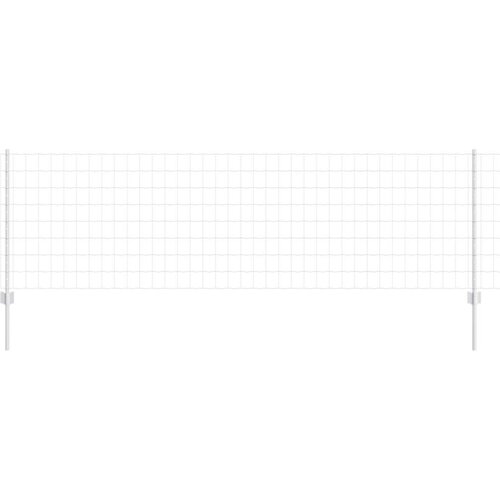 VidaXL Set vrtnih ograda Set od 2 Pocinčani čelik 10m x 0.8m Izdržljivo Slike