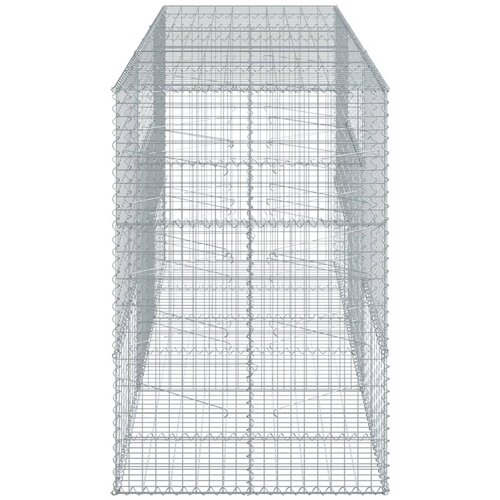  Gabionska ko&amp;scaron;ara s poklopcem 300x100x150 cm pocinčano željezo Slike