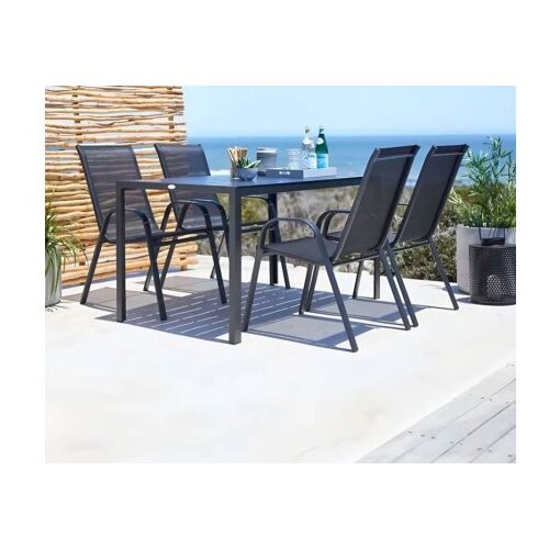  set od 2 ba&amp;scaron;tenske stolice black Slike