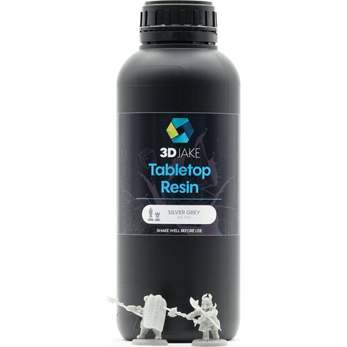 3DJAKE Tabletop Resin - srebrno sivi Slike