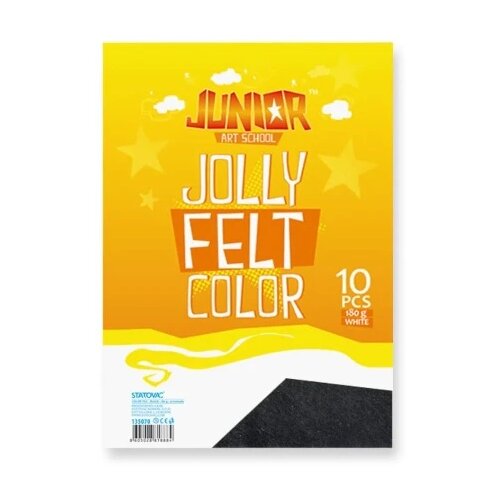 Junior jolly color felt fini filc a4 10k - odaberite nijansu crna ( 135070 ) Cene