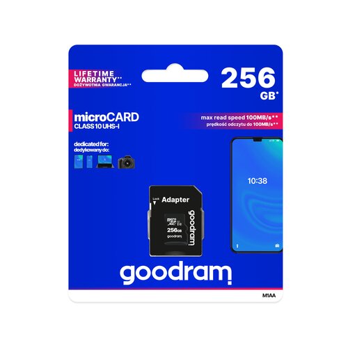 Goodram MICRO SD 256GB 100MB/S GOODRAM Slike