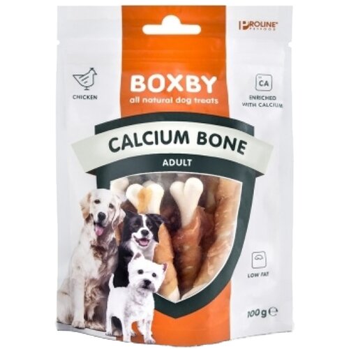 ProLine Pet Foods boxby Bones Calcium poslastica za pse Adult 100g Cene