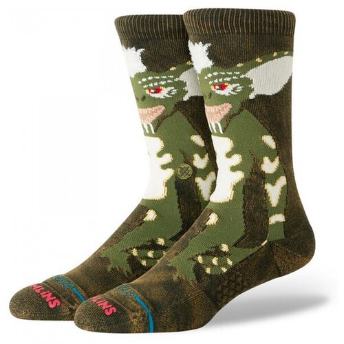 Stance Najlonke / Samostoječe nogavice Stripe gremlins crew Zelena Slike