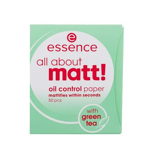 Essence All About Matt! Oil Control Paper papiri za matiranje lica 50 kom