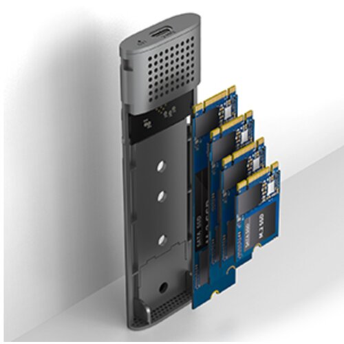 Maiwo Externo Kućište USB3.2 tip-C za M.2 PCIe NVMe/SATA SSD diskove K1691 Cene