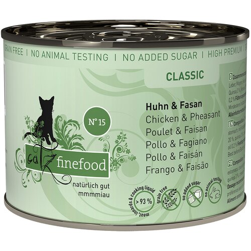 catz finefood Varčno pakiranje 12 x 200 g - Piščanec & fazan Cene
