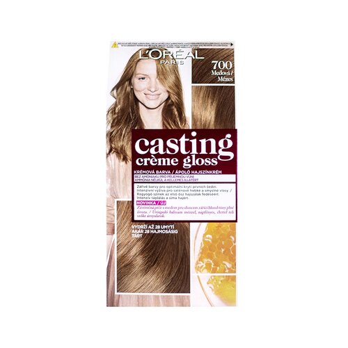 L&amp;acute;Or&amp;eacute;al Paris casting creme gloss barva za lase za barvane lase za vse vrste las 48 ml odtenek 700 honey Slike