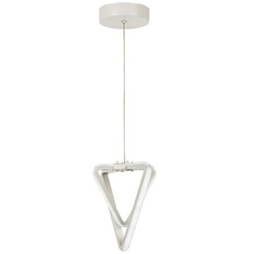 VISILICA Bela kovinska LED viseča svetilka ø 20 cm Baris – Cene