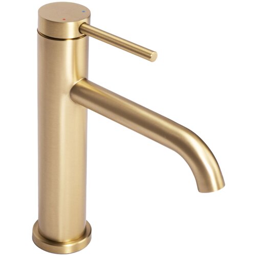 Rea CLIF Me&amp;scaron;alnik za umivalnik Gold brushed low Slike