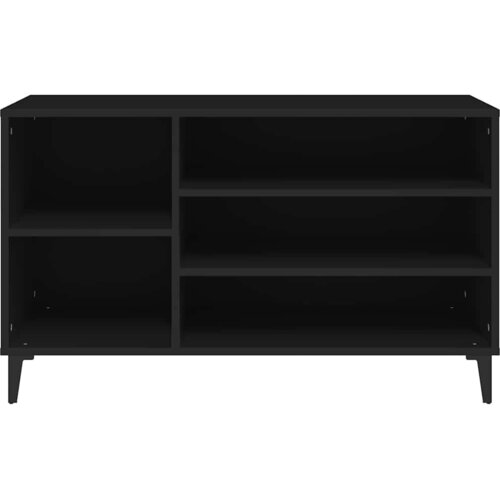  Ormarić za cipele crni 102 x 36 x 60 cm od konstruiranog drva Crna Slike