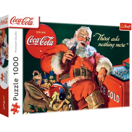 Trefl Coca-Cola Miklavž 1000kos premium plus puzzle - Cene